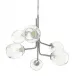 Caledonia Chandelier with 6 Globes Vintage Platinum