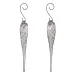 Optic Icicle Ornament Set of 2
