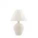 Belmont Crackle Ivory Pottery Lamp Medium