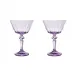 Acqua Rialto Glass Coupe 10 oz Amethyst