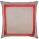 Marquess Linen Red Ribbon 24 x 24 in Pillow