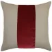 Ming Linen Red Velvet Band 15 x 35 in Pillow