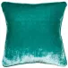 Aqua Velvet Trim 26 x 26 in Pillow