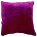 Fuchsia Velvet Trim 24 x 24 in Pillow