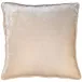 Nude Velvet Trim 22 x 22 in Pillow