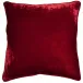 Red Velvet Trim 24 x 24 in Pillow