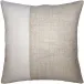Hopsack Two Tone Natural White 26 x 26 in Pillow