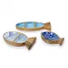 Hand-Crafted Fish Trays Set of 3