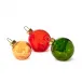 Christmas Ball Set of 3 Large Ball Ornament LED Light-Up Decor Includes 3 Sizes/Colors