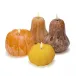 Flameless Pumpkin LED Decor Candles Set of 4