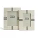 Stacks Set of 2 Picture Frames with Grey Colored Inlay (4" x 6", 5" x 7")