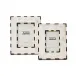 Whitby Brick Pattern Set of 2 Picture Frames (4" x 6", 5" x 7")