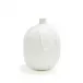 Textures Lg Matte Carved Ridges Vase with Matte Finish Ceramic