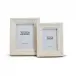 White Marble Photo Frames, Set of 2