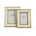 Photo Frame with Brass Border, Set of 2