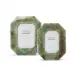 Green Quartz Set of 2 Octagon Picture Frames (4" x 6", 5" x 7")