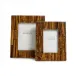 Tiger Eye Photo Frames, Set of 2