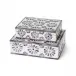 Mosaic Covered Box, Set of 2