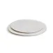 Set of 2 Organic Shaped White Marble Serving Tray Marble