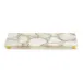 Natural Agate Decorative Footed Tray Genuine Agate/Stainless Steel