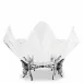Butterfly Stand Acrylic Bowl 14 Inches
