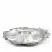 Grape Open Vine Round Tray 5-Section