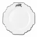 Running Elk Platinum Rim Scallop Dinner Plate
