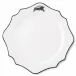 Running Elk Platinum Rim Scallop Charger