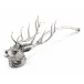 Lodge Style Pewter Elk Candle Snuffer