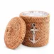 Wicker Rattan Anchor Ice Bucket