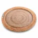Wicker Rattan Serving Tray Round 19 inch