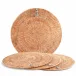 Wicker Rattan Anchor Round Placemat Set of 4