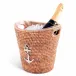 Wicker Rattan Anchor Champagne Bucket