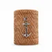 Anchor Hand Woven Wicker Rattan Utensils Holder