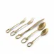 Stainless Stirrup Place Setting Shiny Gold