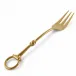 Bit Shiny Gold Stainless Steel Serving Fork