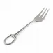 Stirrup Matte Silver Stainless Steel Server Fork
