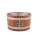 Provencal Fleur De Lis Teak Beer Cooler