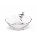 Garden Friends Climbing Bunny Glass Serving/Salad Bowl