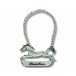 Equestrian Pewter Galloping Steed Bourbon Tag
