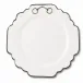 Pewter Bit Platinum Rim Bone China Dinnerware