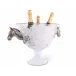 Equestrian Horse Head Glass Ice Tub