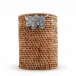 Orchids Hand Woven Wicker Rattan Utensils Holder