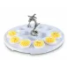 Song Bird Deviled Egg Tray With Pewter Handle