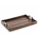 Majestic Forest Wood Tray With Faux Bois Handles