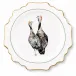 Norwood Narragansett Turkey Pattern Bone China Scallop Dinner Plate