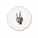 Norwood Narragansett Turkey Pattern Bone China Scallop Bread Plate
