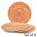 Wicker Rattan Round Placemat Set of 4