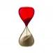 Clessidra by Fulvio Bianconi e Paolo Venini Straw Yellow/Red Hourglass