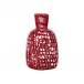 Occhi by Tobia Scarpa Crystal/Coral 21 Cm Vase